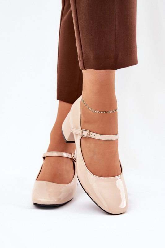 Czółenka Model Savilae 77-554 Beige - Step in style