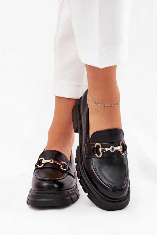 Mokasyny Model Gemitha 1-706 Black - Step in style