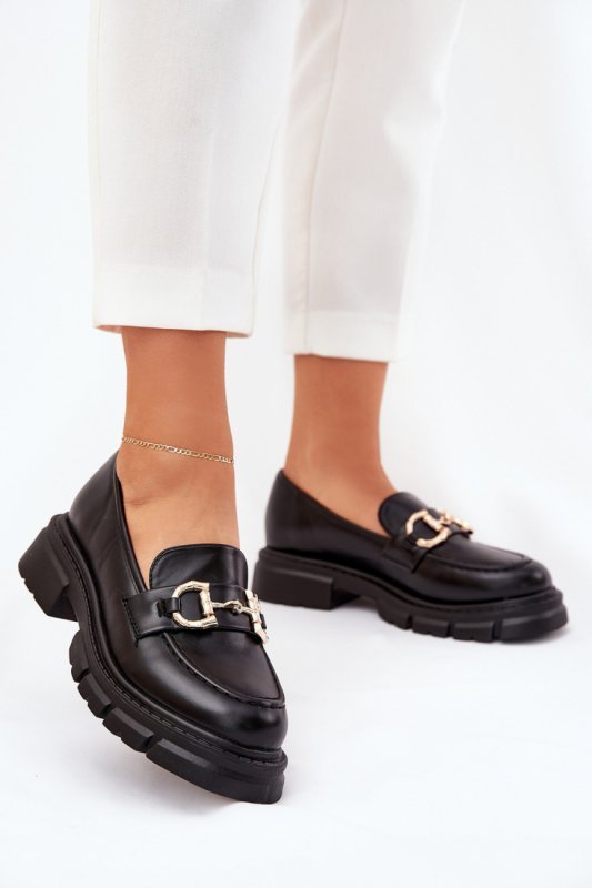 Mokasyny Model Ravalissea 1-708 Black - Step in style