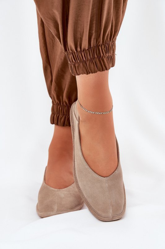 Baleriny Model Big Star RR274082 Beige - Step in style