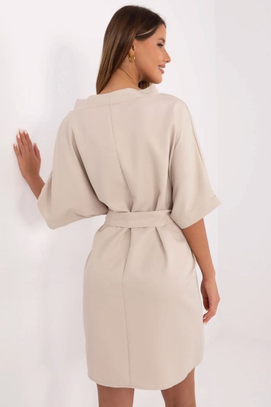 Sukienka Model MO-SK-A2357.73 Beige - Italy Moda