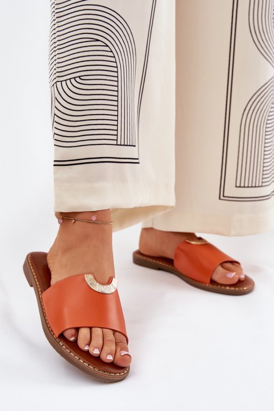 Sandał Klapki Model Mevith HXD-25 Orange - Step in style