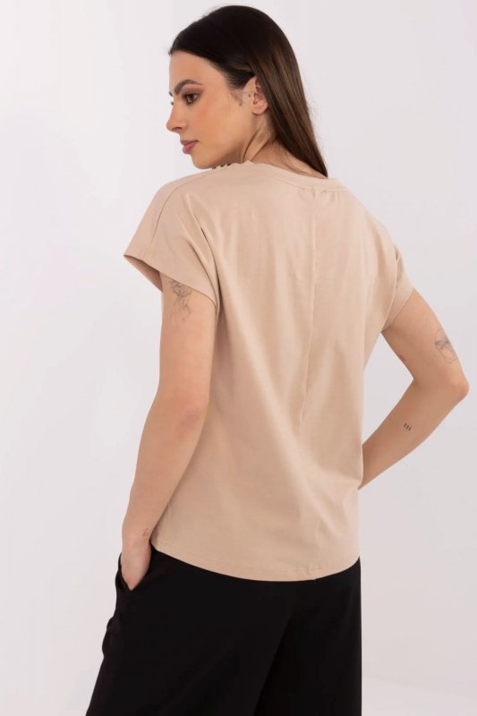 Tshirt Damski Model CLM-TS-1727.90 Camel - Factory Price