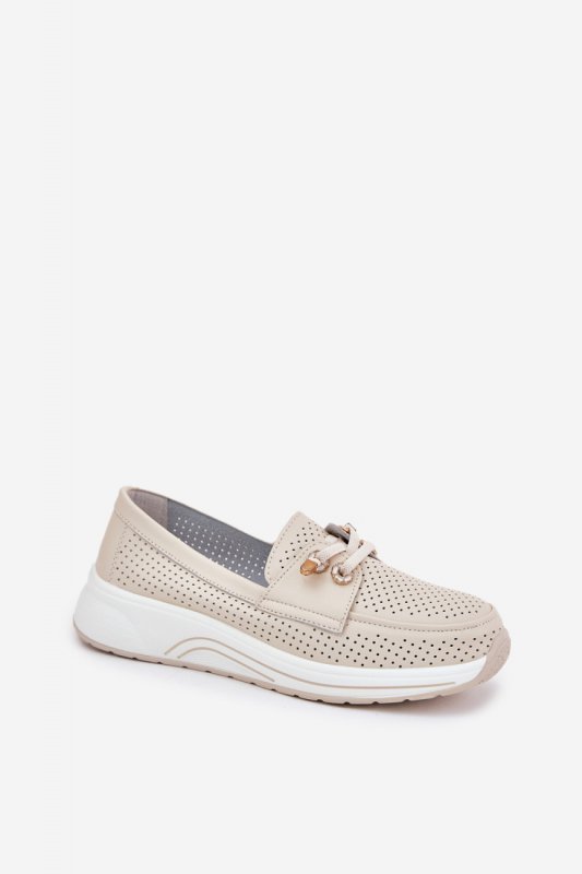 Półbuty Model Artiker 56C2102 Beige - Step in style