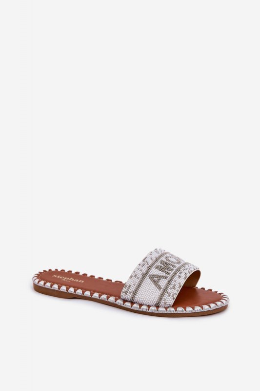 Sandał Klapki Model Dorfedi SS-146 White - Step in style