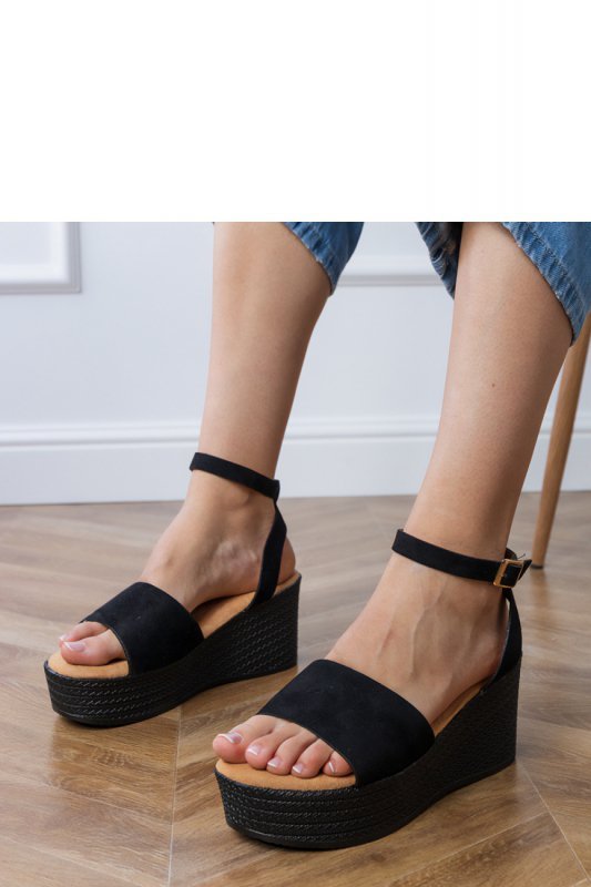 Sandały Model Ganra LOLO23 Black - PRIMO