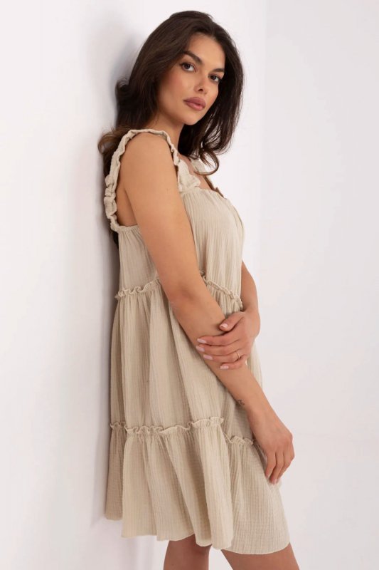Sukienka Model MI-SK-A5036.78 Beige - Italy Moda