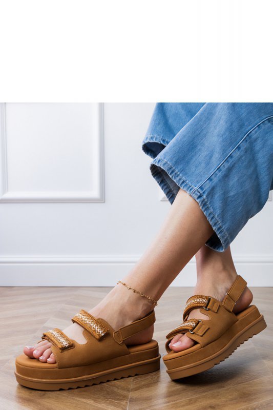 Sandały Model Jenisej PL367 Brown - PRIMO