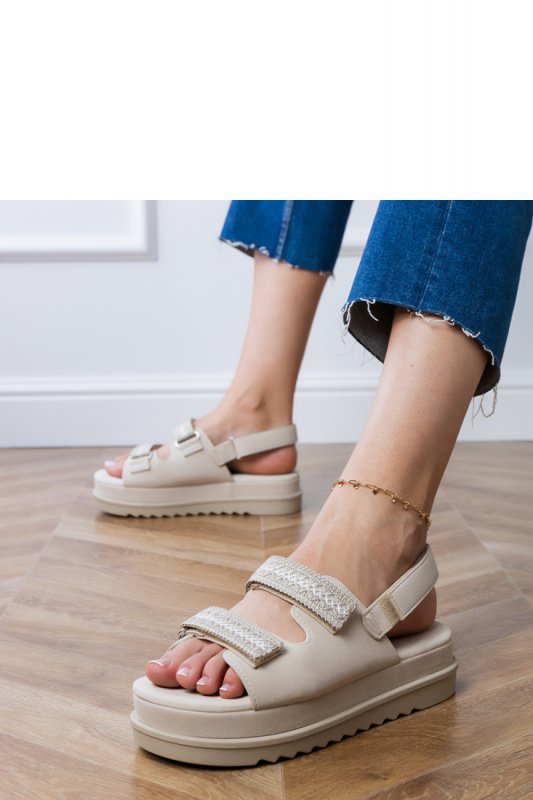 Sandały Model Jenisej PL367 Beige - PRIMO