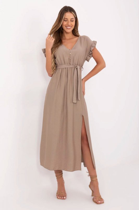 Sukienka Model MI-SK-A3849.91 Dark Beige - Italy Moda