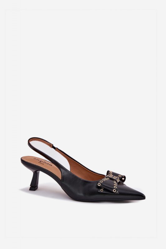 Czółenka Model Folesca QQ-255 Black - Step in style