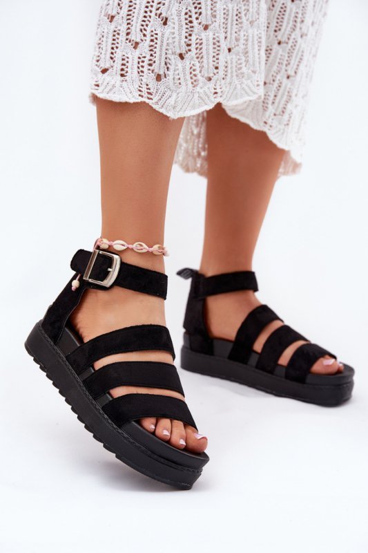 Sandały Model Nevidas TL8-182 Black - Step in style