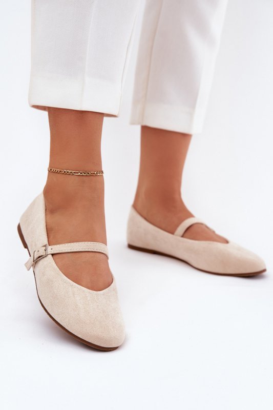 Baleriny Model Tirilina A336-6 Beige - Step in style