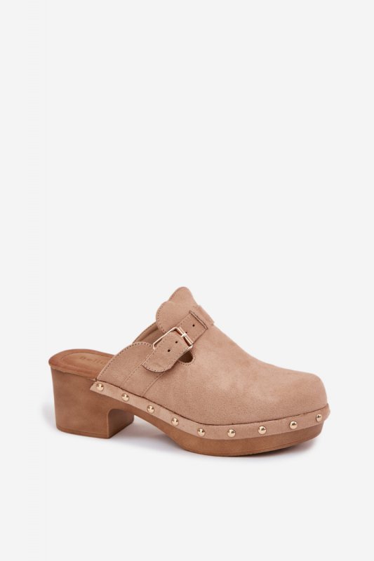 Sandał Klapki Model Veldexina C-394 Beige - Step in style
