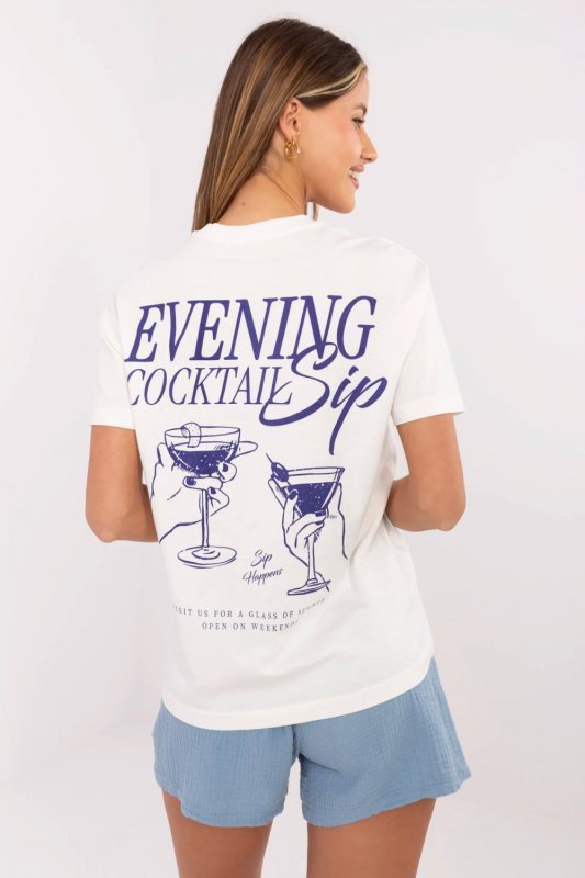 T-shirt Damski Model D12022M02738A White - Sublevel