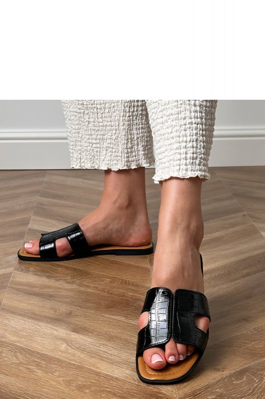 Sandał Klapki Model Sarini DM461 Black - PRIMO