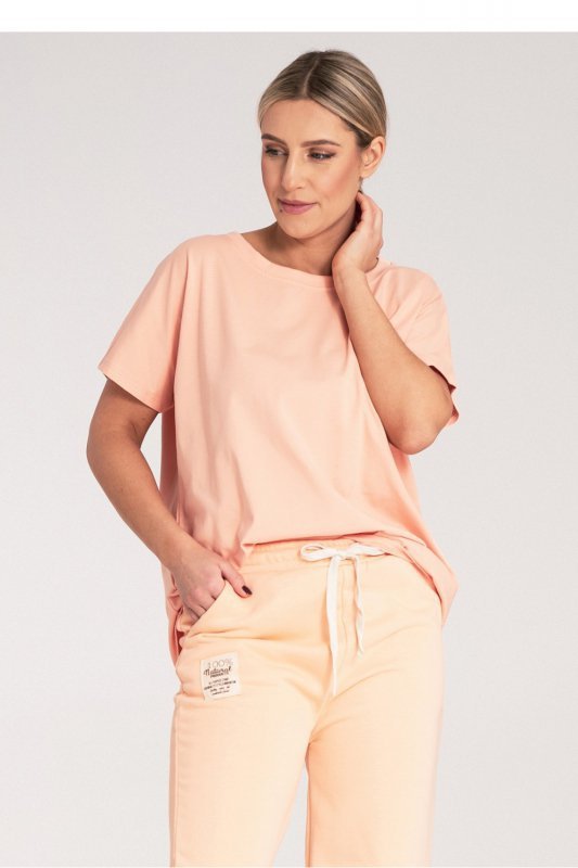 Tshirt Damski Model M1164 Orange - Figl