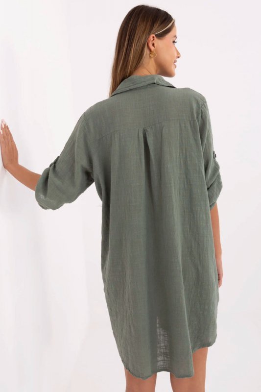 Sukienka Model TW-SK-BI-22263.00 Khaki - Och Bella