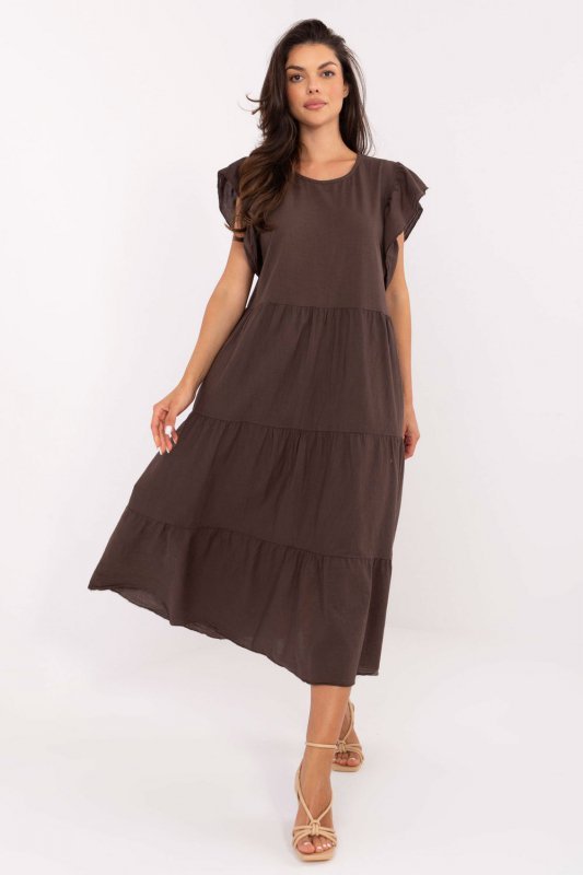 Sukienka Model TW-SK-BI-6-2172.96 Dark Brown - Och Bella