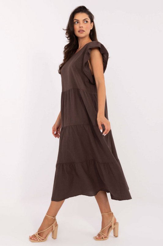 Sukienka Model TW-SK-BI-6-2172.96 Dark Brown - Och Bella