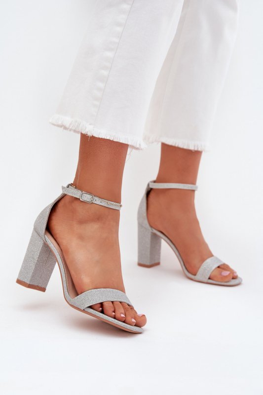 Sandały Model Kavina 1-215 Silver - Step in style