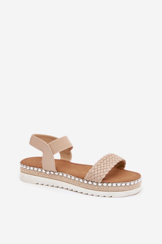 Sandały Model Velara 9695-PL Beige - Step in style