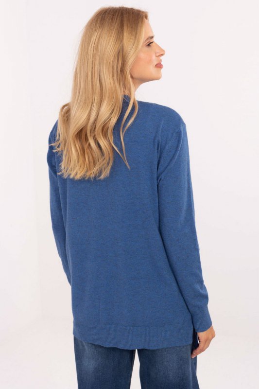Sweter Kardigan Model PM-SW-8481.01 Blue - Factory Price