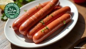 20006 HDZ Grilled Turkey  sausage 40 pcs HALLAL