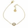 BRACELET GOLD CELEBRITY NEREZOVÁ OCEL