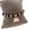 BRACELET GOLD CELEBRITY NEREZOVÁ OCEL