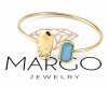 BRACELET GOLD CELEBRITY NEREZOVÁ OCEL