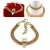 BRACELET GOLD CELEBRITY NEREZOVÁ OCEL
