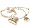 BRACELET GOLD CELEBRITY NEREZOVÁ OCEL