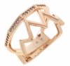 zlatý prsten 16,30mm. zlacený záběr xuping