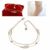 BRACELET GOLD CELEBRITY NEREZOVÁ OCEL