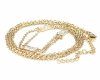 GOLDEN CHAIN CELEBRITY NÁHRDELNÍK NEREZ