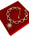 ARMBAND GOLD CELEBRITY EDELSTAHL