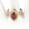 Goldring 18,60 mm. vergoldete Verlobung Xuping
