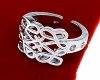Goldring 17,00 mm. vergoldete Verlobung Xuping