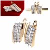 exklusive swarovski vergoldete ohrringe