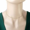 Gold vergoldete Kette 18 Karat Xuping