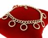 ARMBAND GOLD CELEBRITY EDELSTAHL