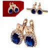 exklusive swarovski vergoldete ohrringe