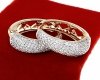 exklusive swarovski vergoldete ohrringe