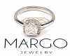Goldring 18,60 mm. vergoldete Verlobung Xuping