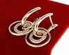 exklusive swarovski vergoldete ohrringe