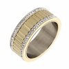 Ring 19,00 mm, goldener Edelstahl