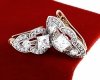 exklusive swarovski vergoldete ohrringe