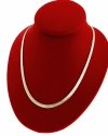 Goldene Kette Celebrity Vergoldete Halskette 14K XUPING