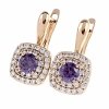 exklusive swarovski vergoldete ohrringe